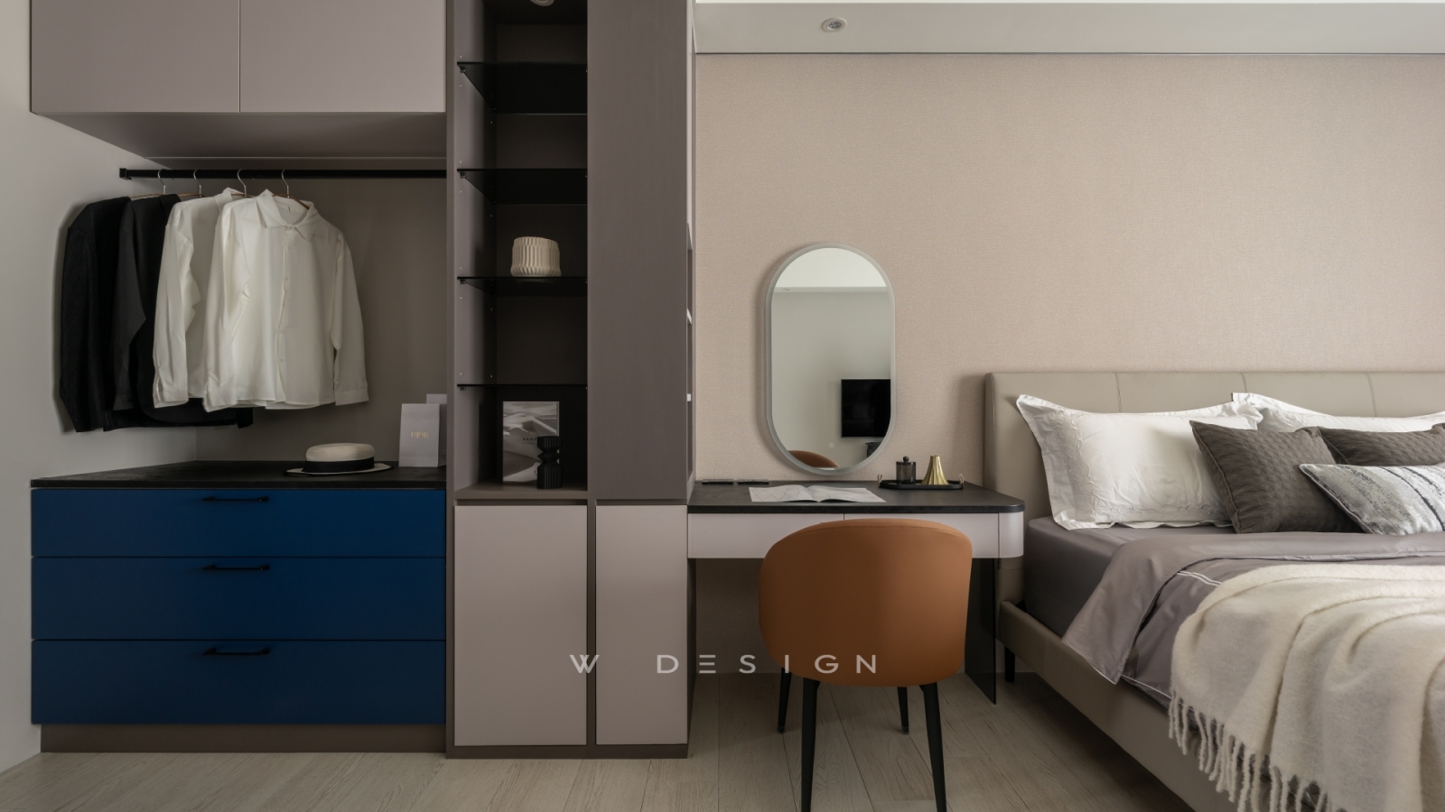 台南裝潢推薦-輕奢裝潢風格臥室