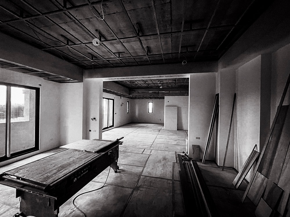 毛胚屋施工階段 水電與天花板工程